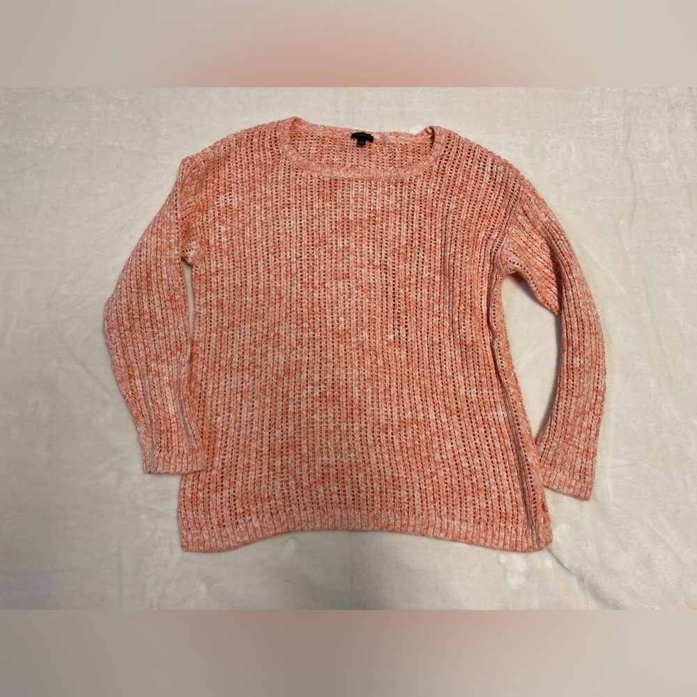 Talbots Peach Colored 100% Cotton Sweater. Size L. Excellent Condition.
